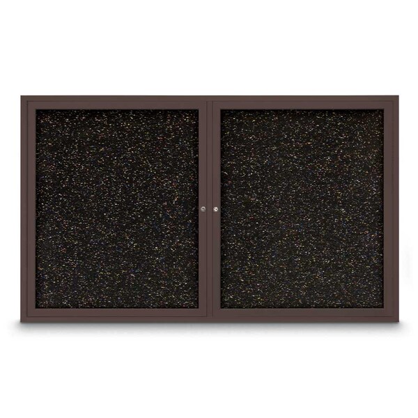 Sliding Door Indoor Enclosed Corkboard, 7